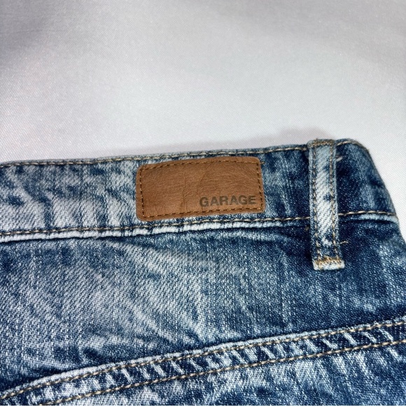 Garage Denim Festival Distress High Waist Jean Shorts Size 11 - Picture 5 of 10